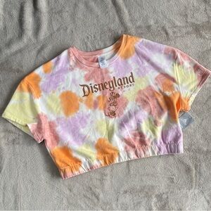 Disneyland Resort Tie-Dye Crop fleece sweatshirt